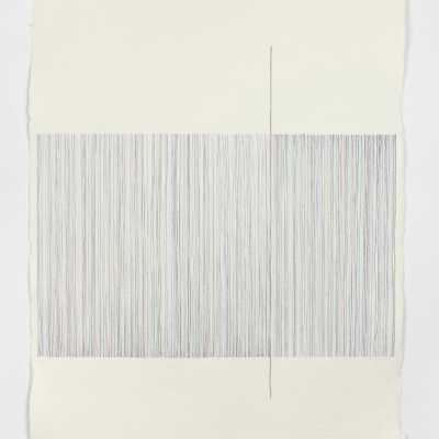 215 Dice Rolls and 1 Fixed Line
2020
Penna a sfera su carta / Ballpoint pen on paper
42×30 cm
