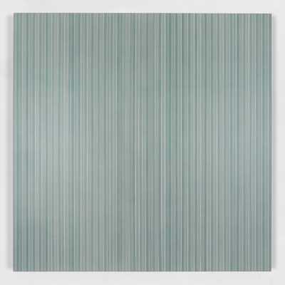80 Dice Rolls and 281 Coats
2020
Pigmenti, gesso e acrilico su lino / Pigments, chalk and acrylic on linen
80×80 cm
