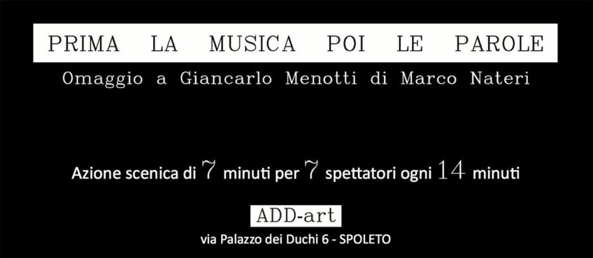 Prima le parole poi la musica