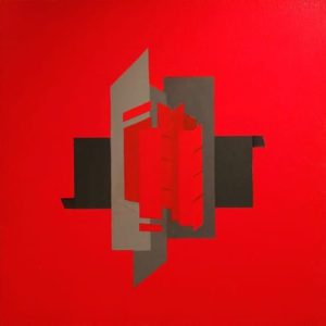 Neuesterngrad, 2019, olio su telacm 30x30